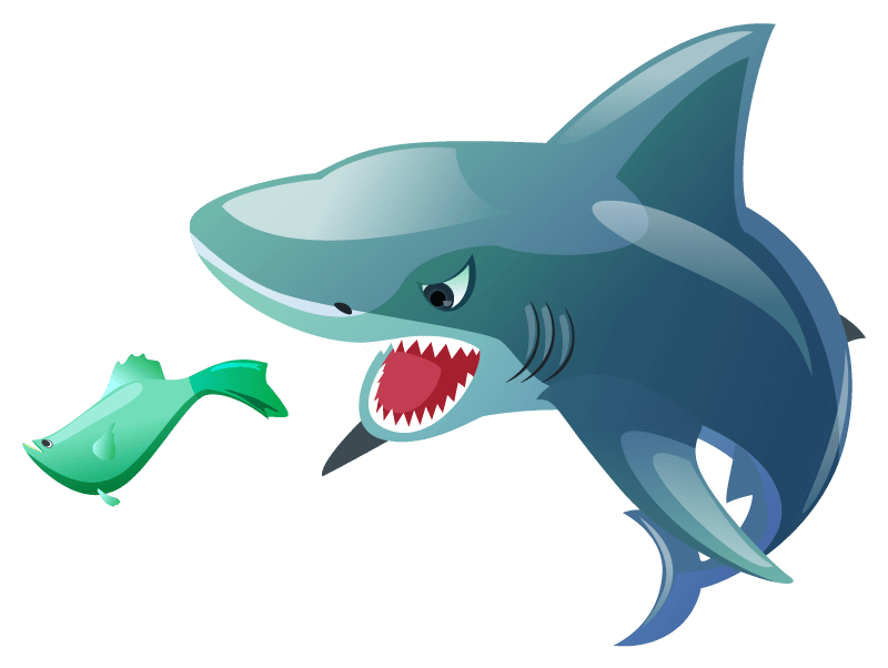 big-shark-2 Big shark eating little shark
